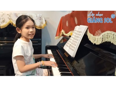 Dạy Đàn Piano Quận 12 || Hai Con Thằn Lằn Con || Hạnh Nguyên || Lớp nhạc Giáng Sol Quận 12