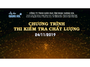 KỲ THI KIỂM TRA CHẤT LƯỢNG 24/11/2019