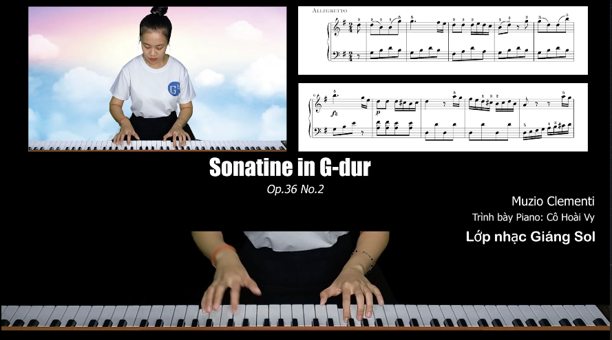 Sonatine In G-Dur ( Clementi ) || Cô Hoài Vy || Dạy Đàn Piano Quận 12, hướng đàn sonatine in G-dur, dạy đàn piano cổ điển quận 12, lớp nhạc Giáng Sol, trung tâm âm nhạc uy tín quận 12, nơi dạy đàn Piano cho trẻ quận 12, lớp nhạc thiếu nhi, học đàn tại trung tâm đảm bào chất lượng quận 12, sonatine in g-dur piano