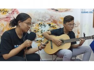 3107 Guitar Chí Diễn + Tâm Anh || học đàn guitar Quận 12, Lớp nhạc Giáng Sol Quận 12