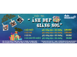 CUỘC THI ẢNH ĐẸP GIÁNG SOL KỶ NIỆM 9 NĂM THÀNH LẬP (08/12/2010 - 08/12/2019)