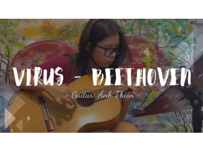 Beethoven Virus guitar solo | Ánh Thiên | Lớp nhạc Giáng Sol Quận 12