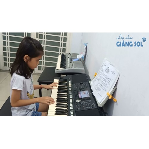 Dạy Đàn Organ Quận 12 || Tập Đếm || Nhã Kỳ || Lớp nhạc Giáng Sol Quận 12