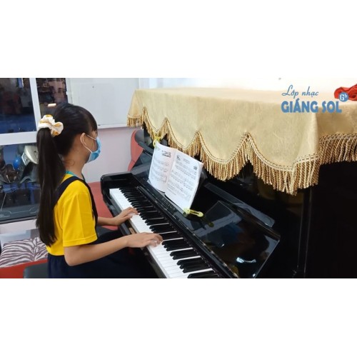 Dạy Đàn Piano Quận 12 || Khúc Ca Miền Son Cước || Phương Vy || Lớp nhạc Giáng Sol Quận 12