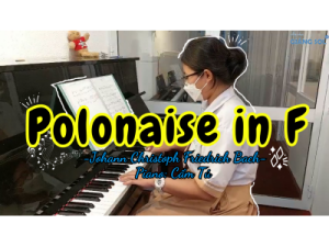 Polonaise in F (Johann Christoph Friedrich Bach) | Cẩm Tú | Lớp nhạc Giáng Sol Quận 12