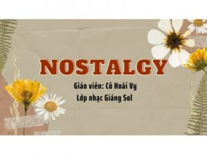 Nostalgy cover piano đơn giản | Cô Hoài Vy | Dạy đàn Piano tại quận 12