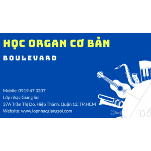 Học Organ cơ bản bài Boulevard || Dạy Organ Quận 12, Lớp nhạc Giáng Sol Quận 12