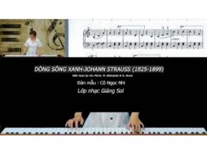 Bài đàn mẫu dòng sông xanh đơn giản cho người mới học đàn | Dạy đàn piano cơ bản