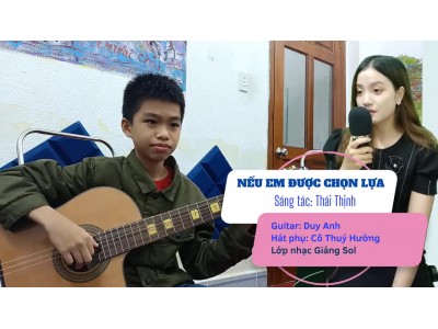 Nếu Em Được Lựa Chọn guitar đệm hát | Duy Anh | Dạy đàn guitar đệm hát tại quận 12