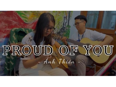 Proud of you guitar solo | Ánh Thiên || Lớp nhạc Giáng Sol Quận 12