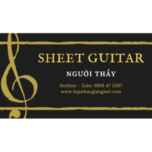 Sheet Người Thầy