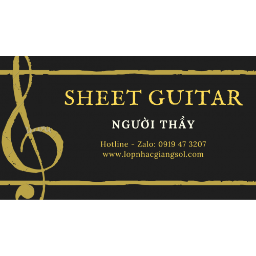 Sheet Người Thầy