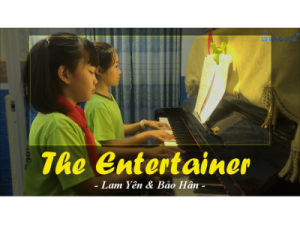 The Entertainer piano | Lam Yên & Bảo Hân | Lớp nhạc Giáng Sol Quận 12