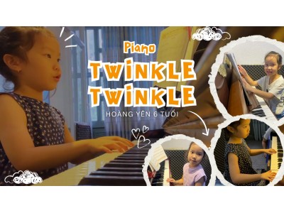 Twinkle Twinkle piano | Hoàng Yến | Lớp nhạc Giáng Sol Quận 12