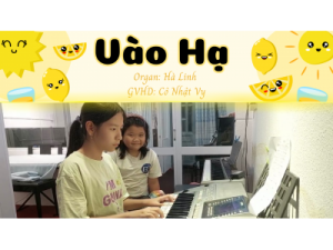 Vào Hạ piano cover | Hà Linh | Lớp nhạc Giáng Sol Quận 12