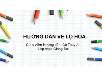 Hướng dẫn vẽ bình hoa đơn giản | Lớp Dạy Vẽ Thiếu Nhi Quận 12